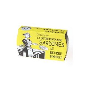 Sardines au Beurre Bordier Demi-Sel 115G