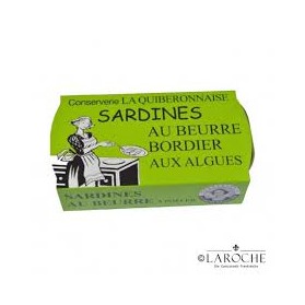 Sardines au Beurre Bordier aux Algues 115G