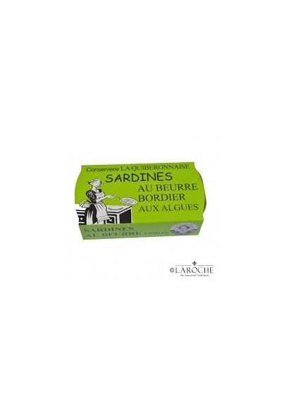 SARDINES BEURRE ALGUES BORDIER 115G