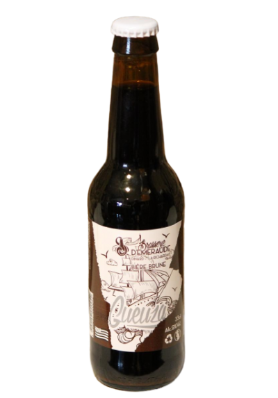 BIERE EMERAUDE DINARD "GUEUZA" BRUNE 33CL