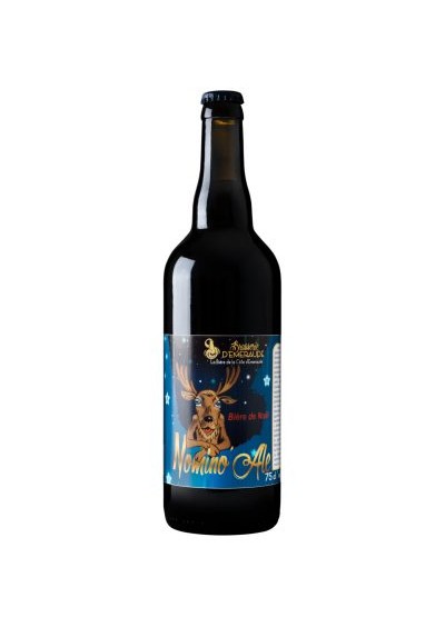 BIERE  DE NOEL BRASSERIE EMERAUDE DINARD "NOMINO ALE " 75CL