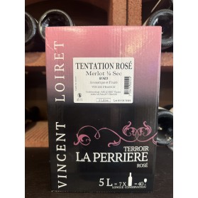 TENTATION ROSE DEMI-SEC VINCENT LOIRET BIB 5L