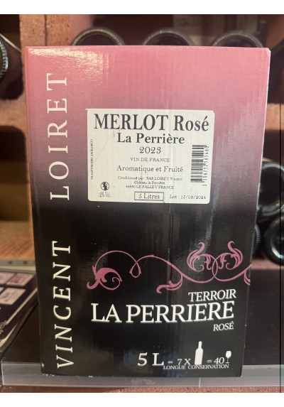 VDF PERRIERE MERLOT ROSE 5L LOIRET